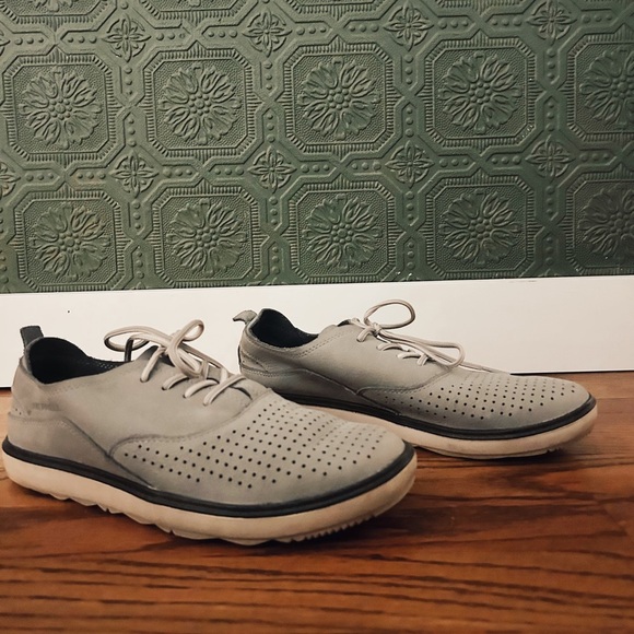 Merrell Women's Around Town LACE AIR Fashion Leather Sneaker Sleet Size 8.5 - Picture 2 of 7
